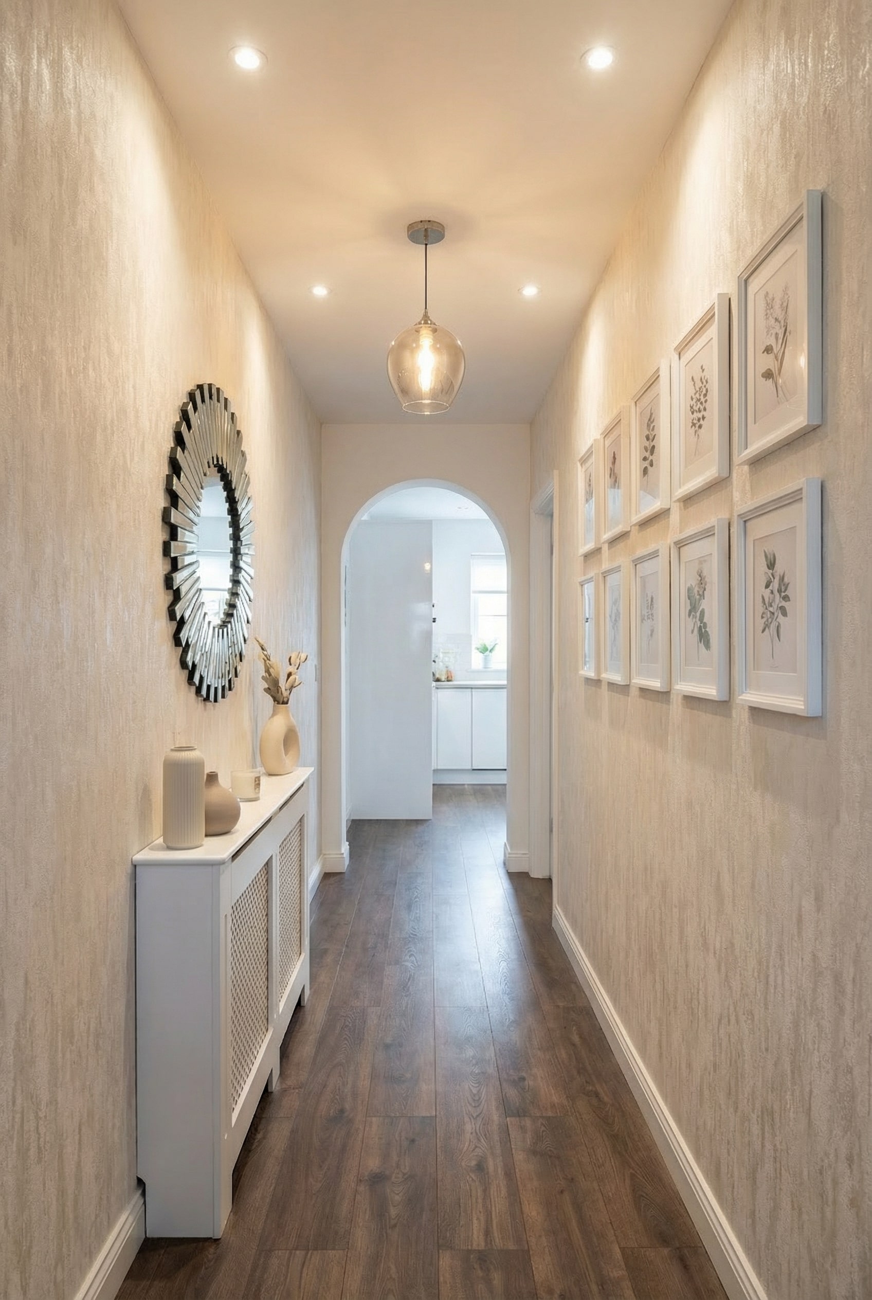 Install an Arched Doorway for Distinctive Hallway Character