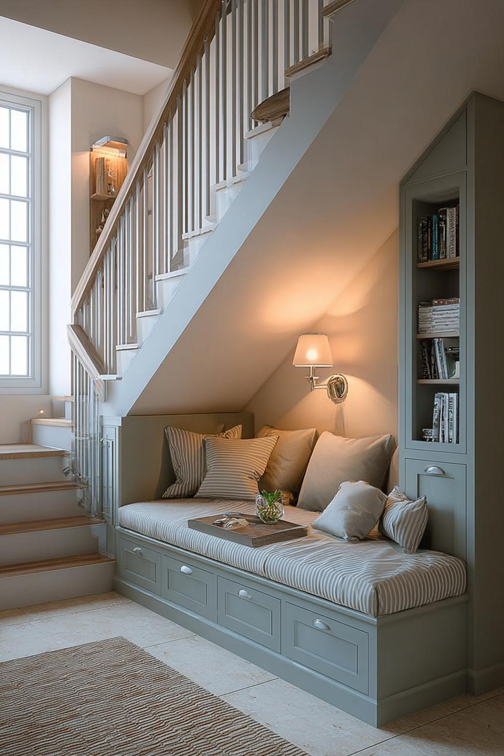 Install Wall Mounted Lamp to Create Cozy Reading Nook