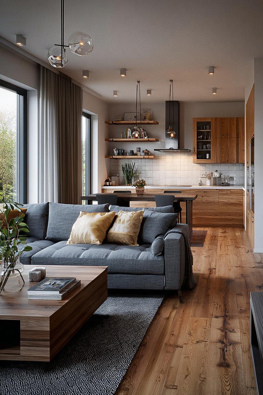 Integrate Open Shelving to Showcase Stylish Kitchenware For Decor