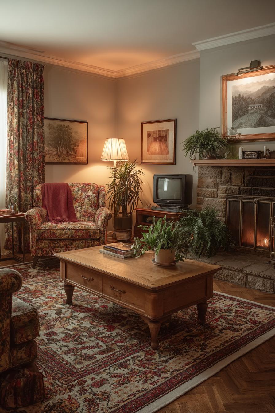 Introduce Floral Upholstery and Coordinated Curtains For Cozy Charm