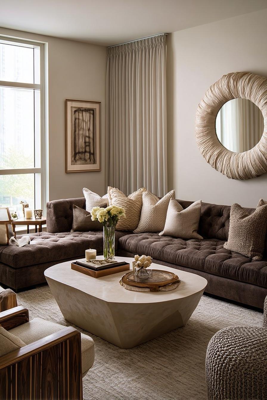 Introduce Sculptural Coffee Table For Organic Modern Elegance