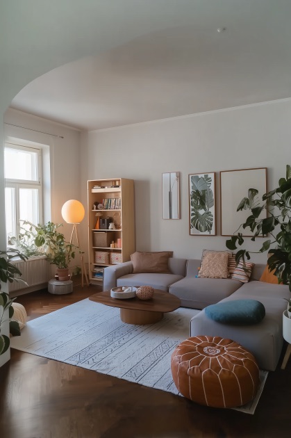 Layer Botanical Art Prints and Real Plants for Organic Decor