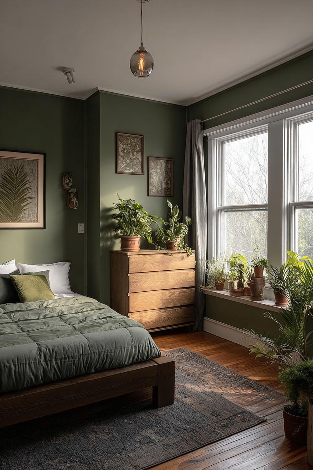 Maximize Natural Light with Minimalist Curtains For Mint Green Bedrooms