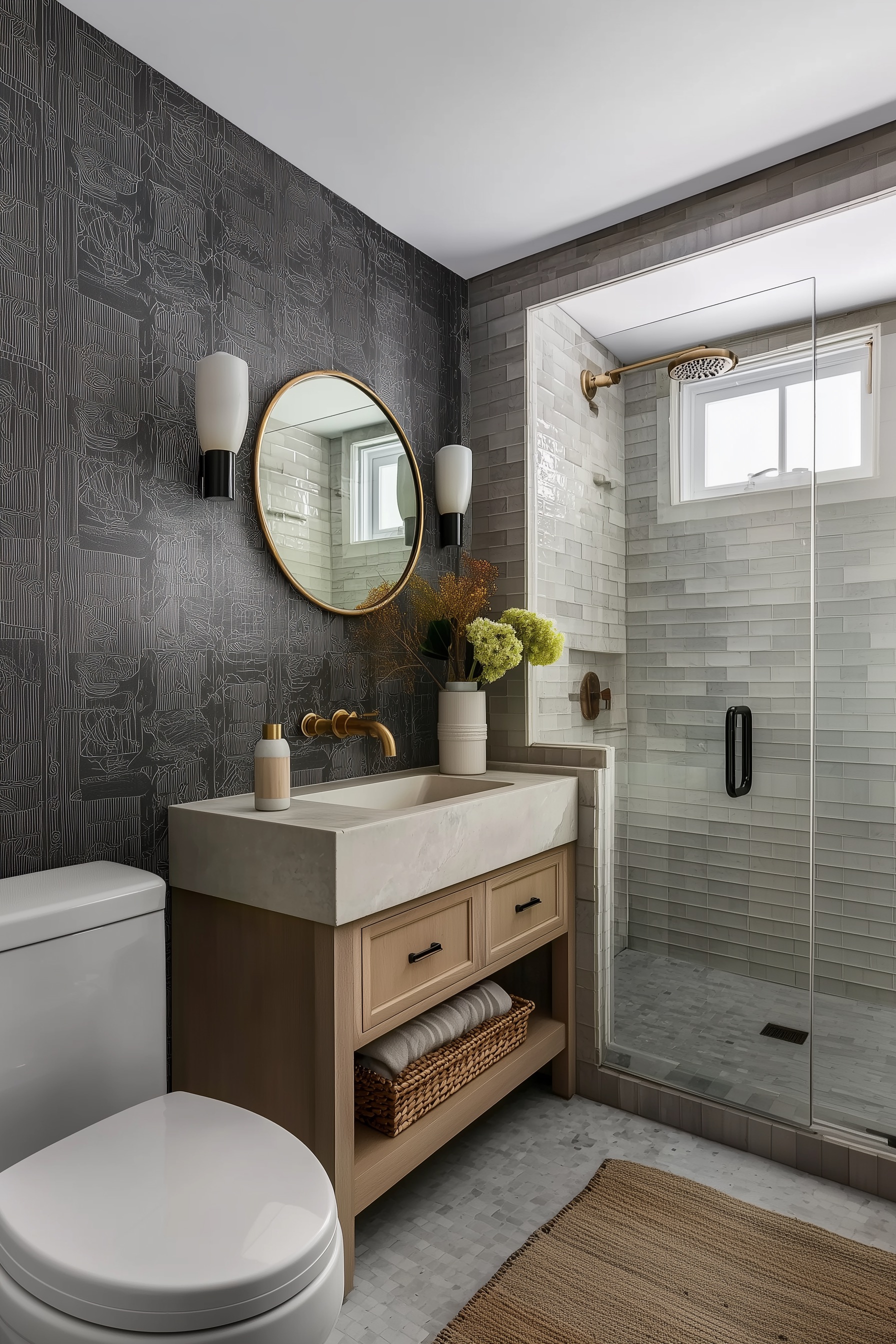 Organize Open Shelving with Baskets for a Budget Friendly Look