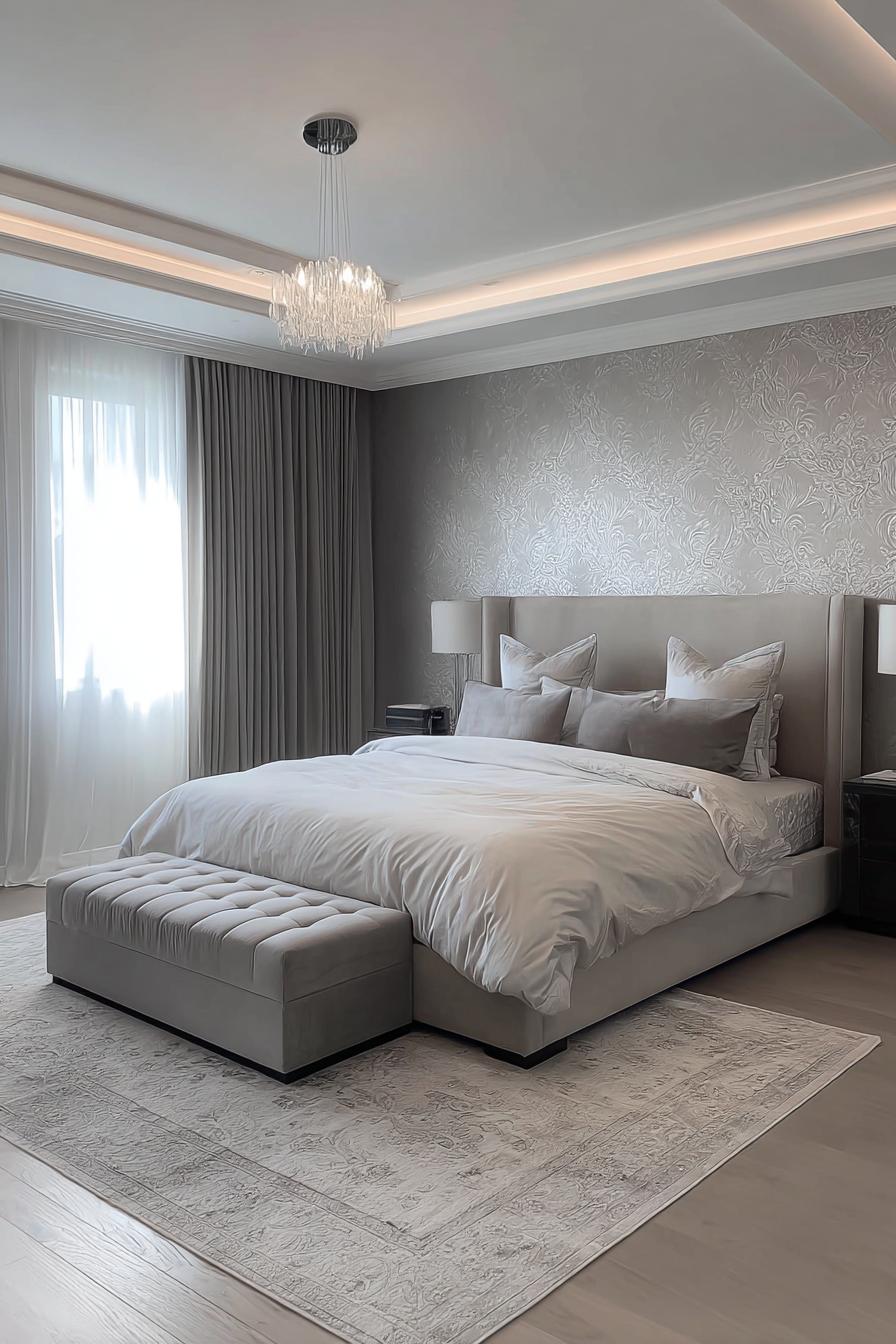 Select a Tufted Bench to Complement a Grey Bed