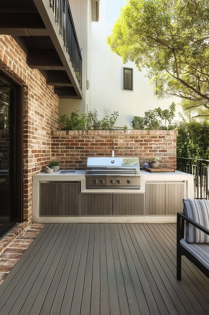 Select Warm Gray Decking Boards for Subtle Outdoor Sophistication