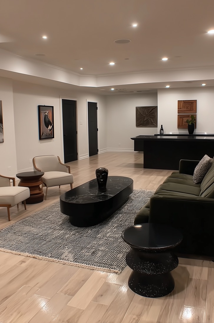 Showcase Black Marble Tables for Cool Contemporary Decor