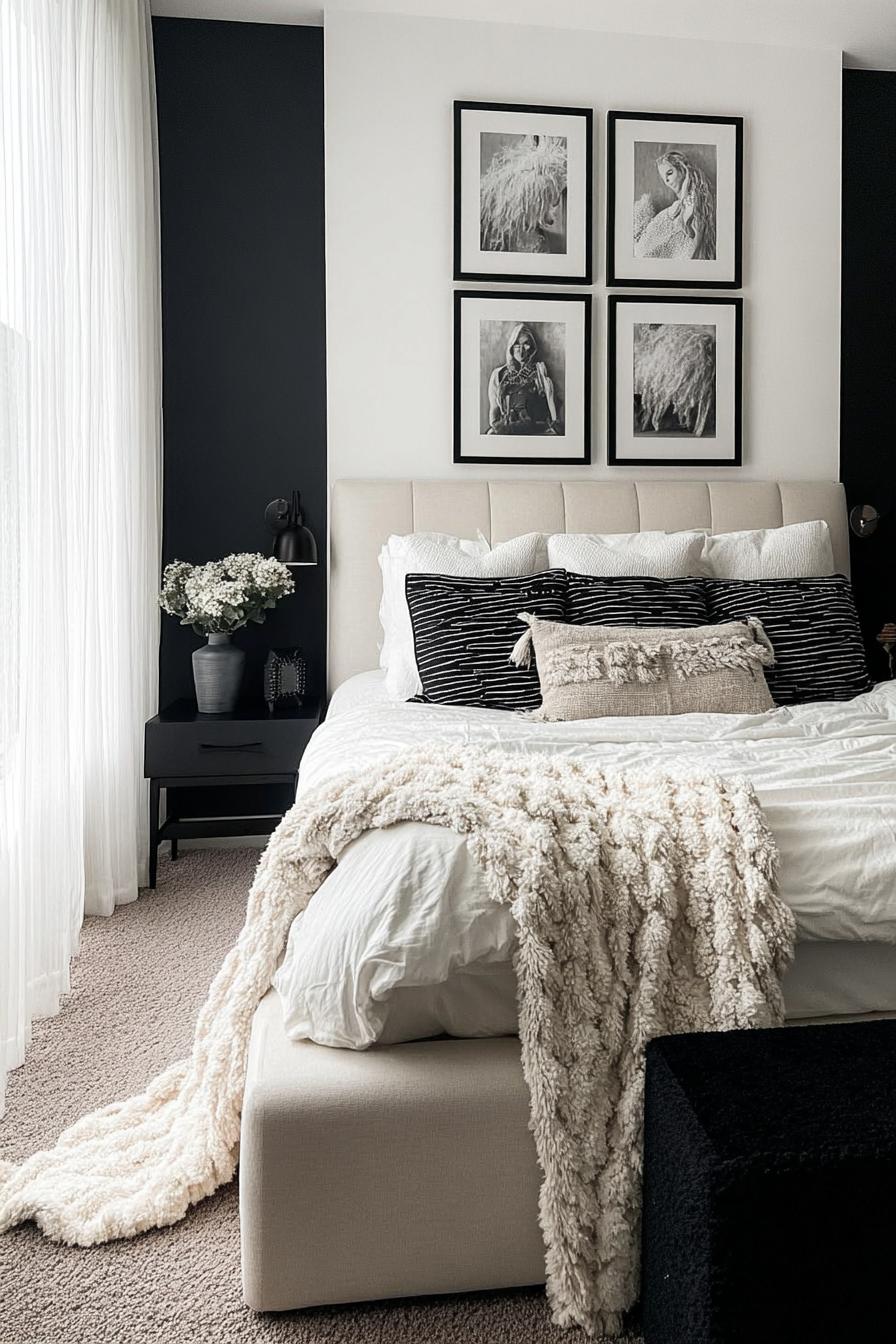 Showcase Layered Textures with a Chunky Throw Blanket