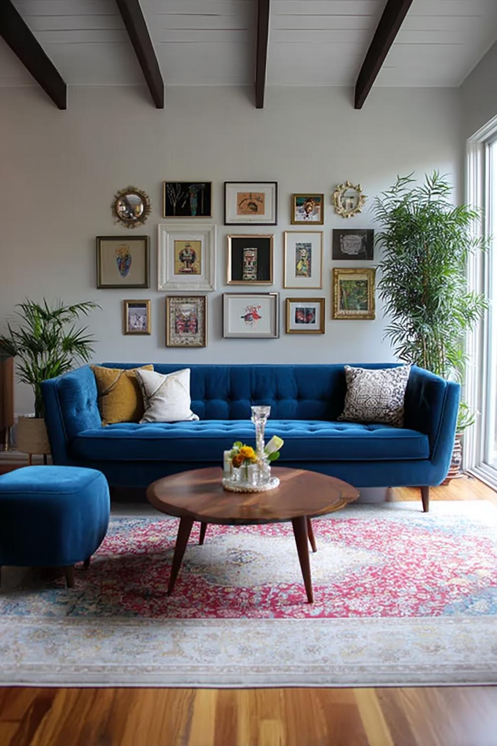 Showcase Lush Green Plants For Fresh Living Room Energy