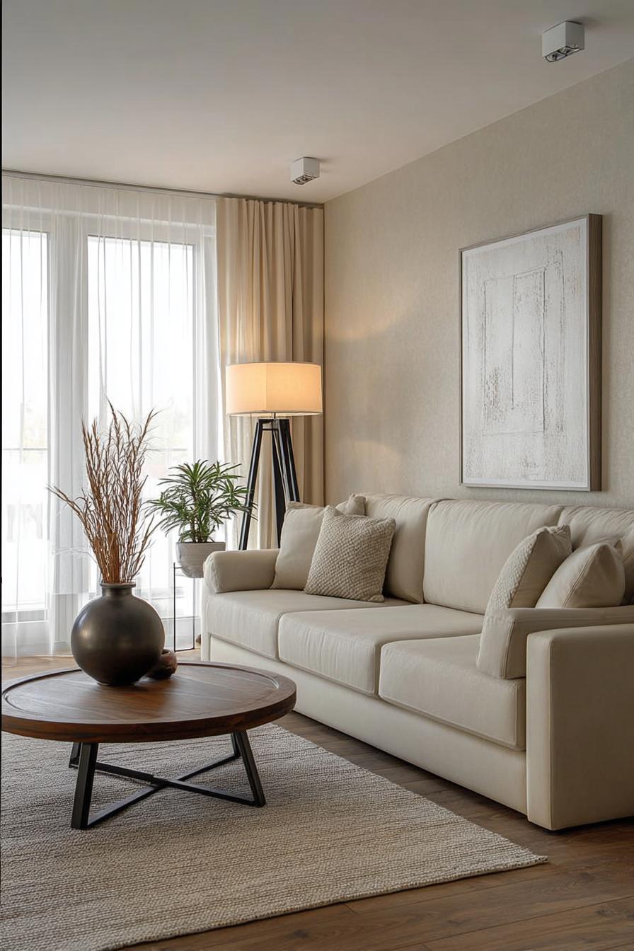 Showcase Minimalist Decor Using Neutral Art and Accessories