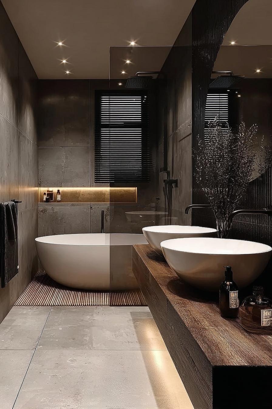 Showcase Sleek Vessel Sinks For Impressive Apartment Appeal