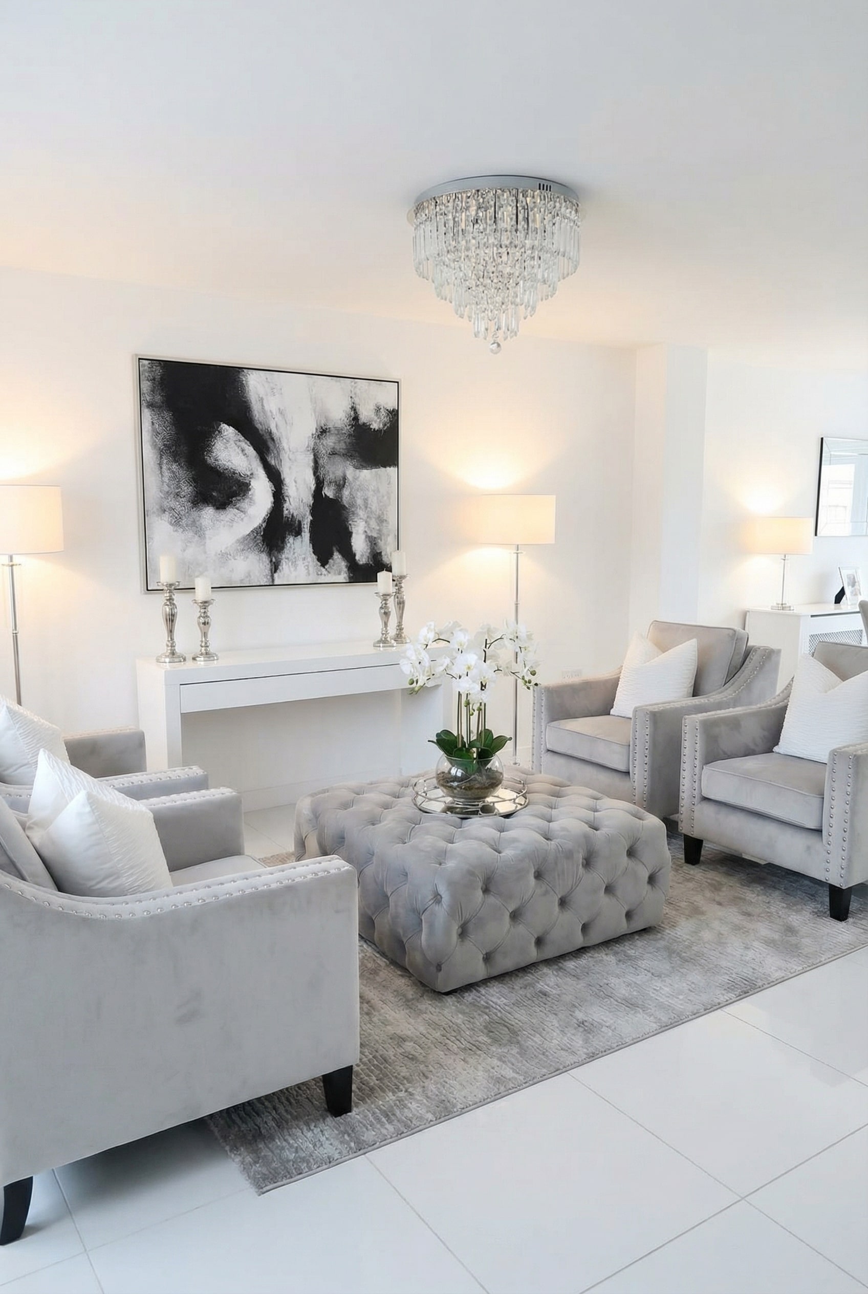 Spotlight a Crystal Chandelier for Instant Luxury Shine