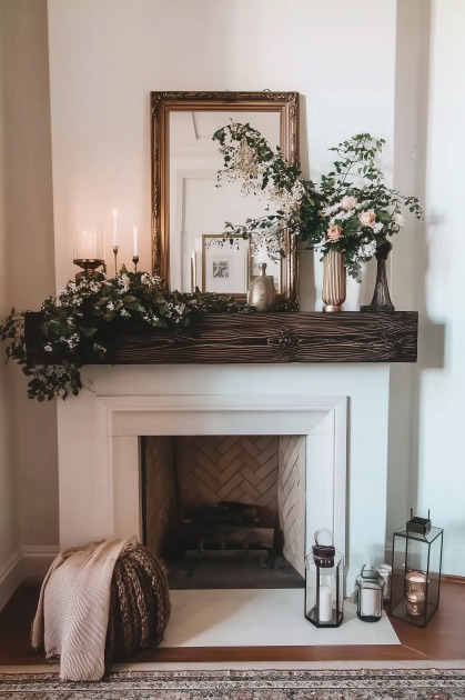 Stack Cozy Textiles Under the Mantle for Everyday Warmth