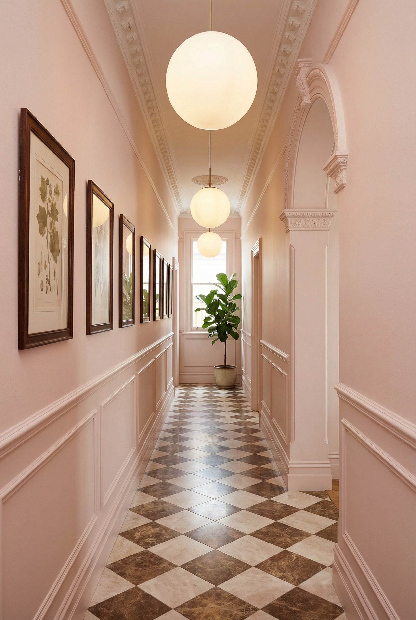 Stage a Lush Fiddle Leaf Fig to Refresh Hallway Decor