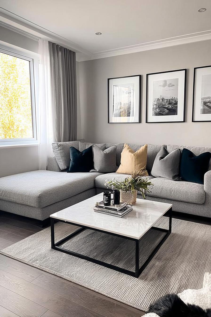 Style the Coffee Table with Minimalist Greenery Decor