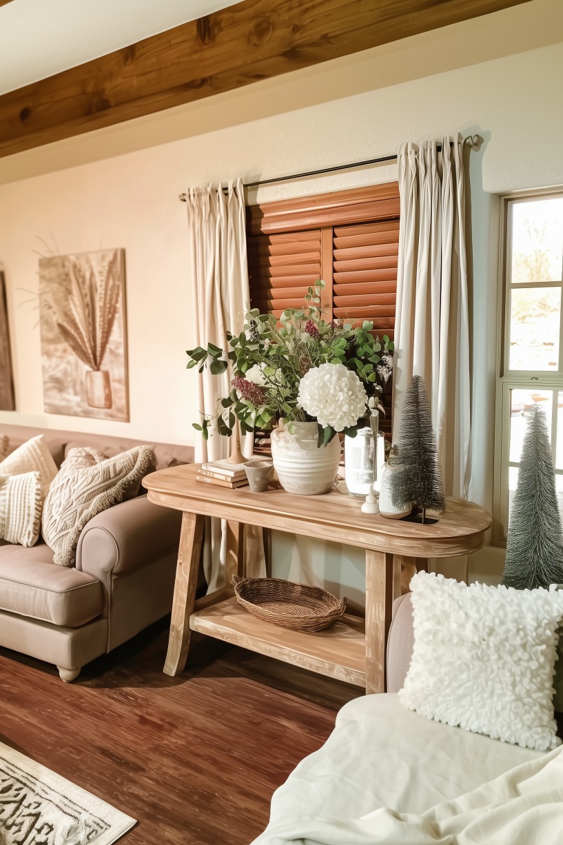 Style the Table with Layered Branch Arrangements for Christmas Charm