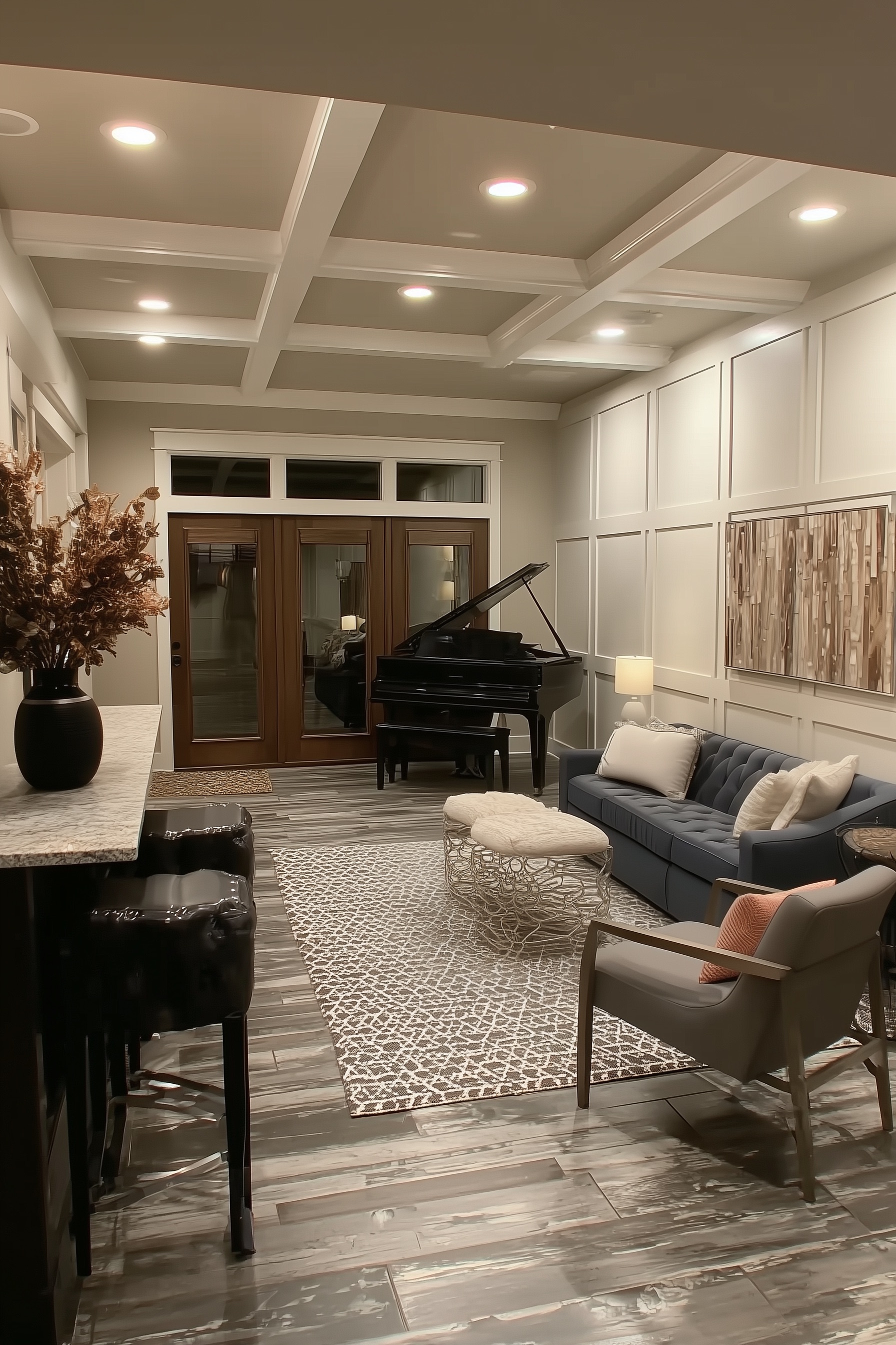 Style Your Basement with Statement Lighting for a Cozy Feel
