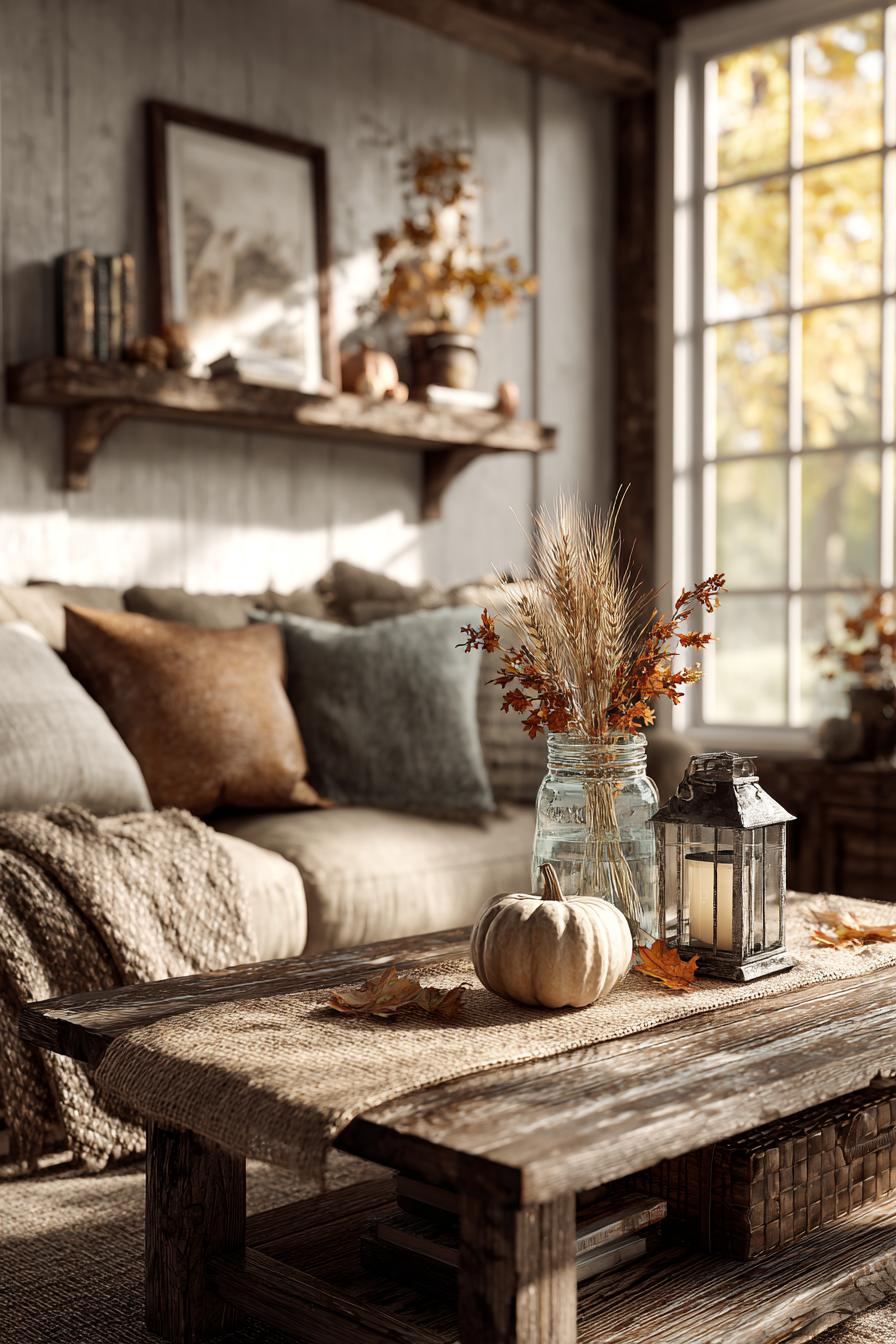 Style Your Farmhouse with Burlap and Mason Jars