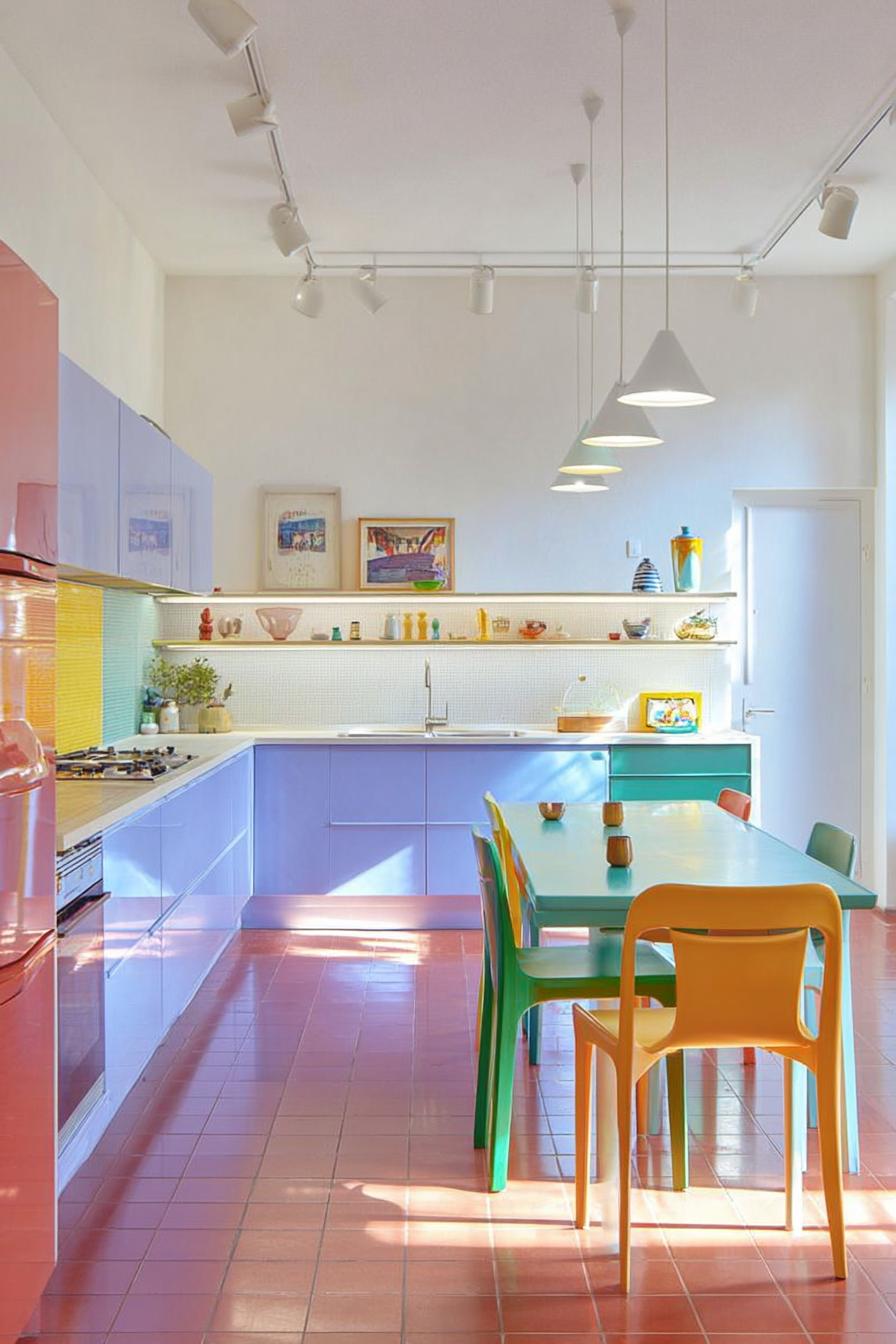 Swap Standard Kitchen Chairs For Vibrant Mismatched Seating