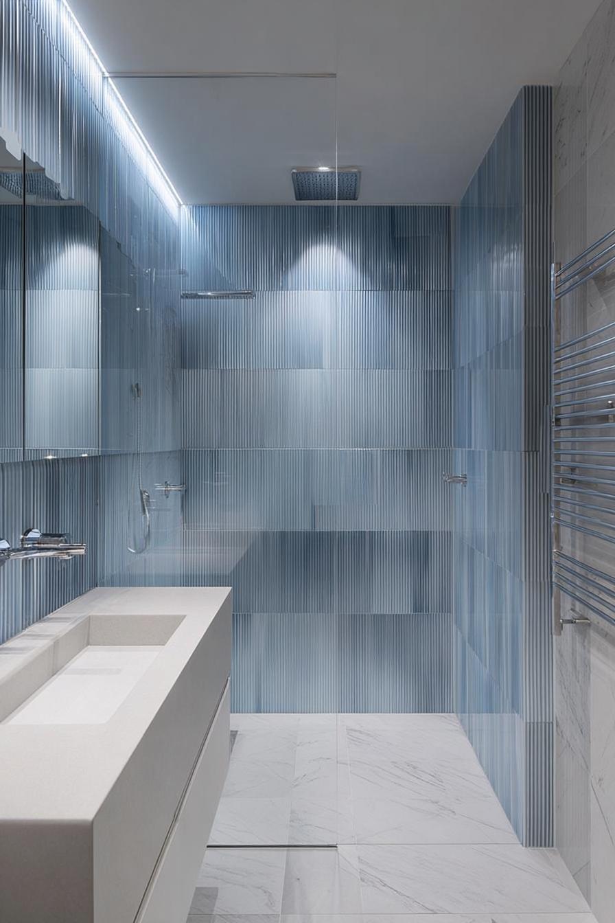 Try Glossy Blue Walls For Striking Modern Impact