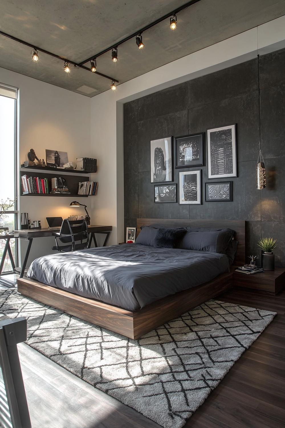 Use a Rug with Geometric Patterns to Define Space