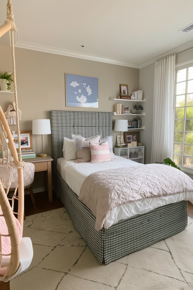 Use a Swing Chair for Extra Seating in Small Rooms