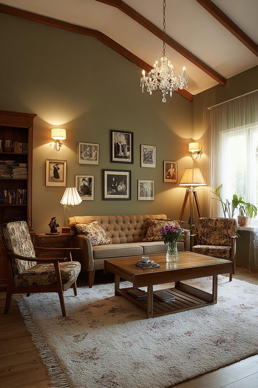 Use Floral Upholstered Chairs to Add Vintage Boho Flair