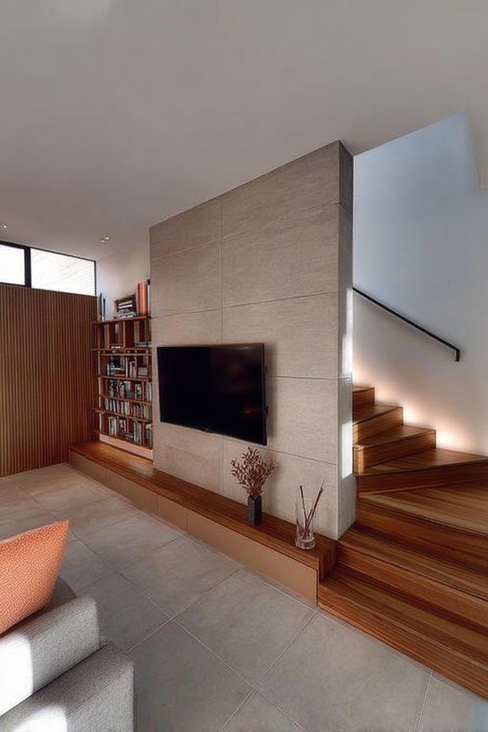 Use Integrated Led Stair Lighting to Enhance High Ceiling