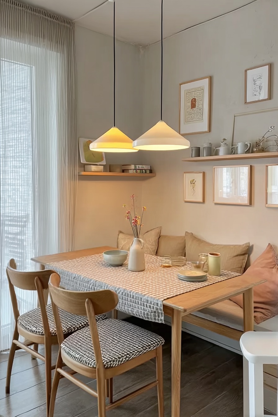 Use Open Shelving to Display Curated Ceramics for Wall Decor
