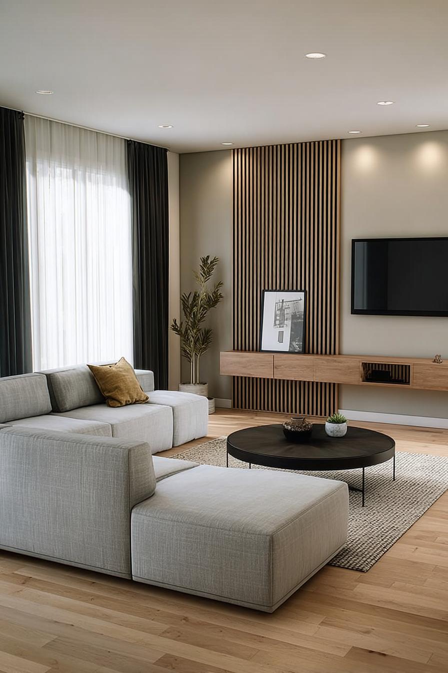 Use Wooden Tv Stand For Sleek and Modern Living Room Decor
